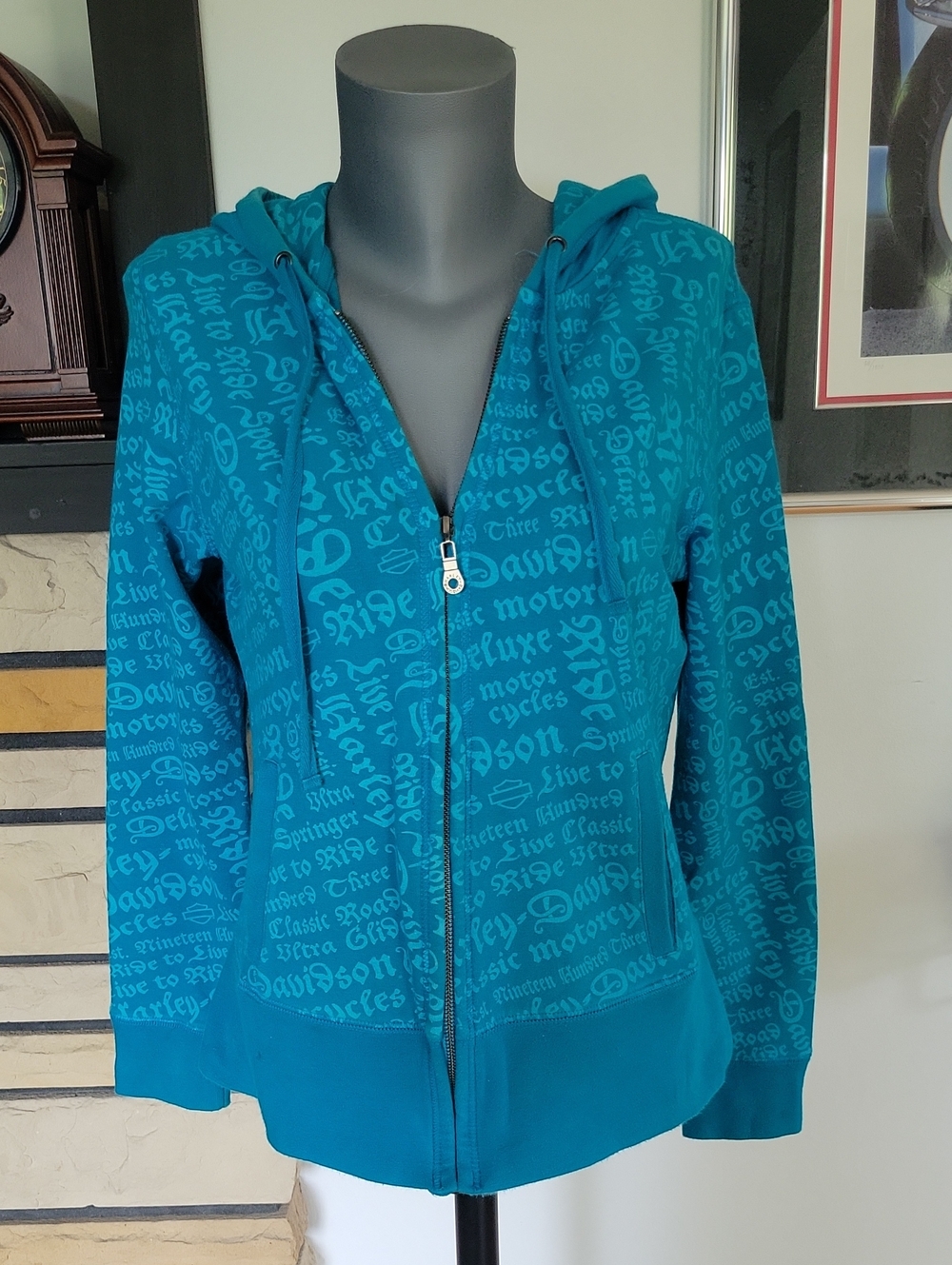 Harley-Davidson Hoodie Large Blue